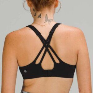 Lululemon Adapt and Align Bra Light Support Sports Bra Size 34C Black